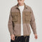 Boysnextdoor Patchwork Shirt Jacket Grey